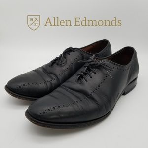 Allen Edmonds Hastings Black Oxford Sz 9.5